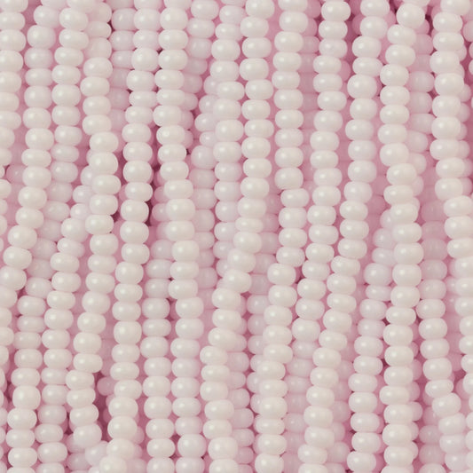 Czech Seed Beads, 11/0 – Opaque Pink (strung)