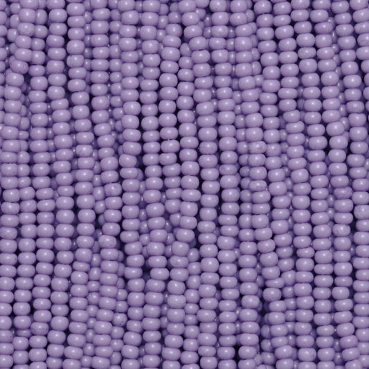 Czech Seed Beads, 11/0 – Solgel Chalk Violet (strung)