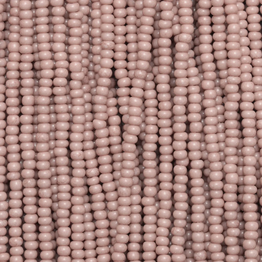 Czech Seed Beads, 11/0 – Solgel Chalk Mocha (strung)