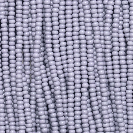 Czech Seed Beads, 11/0 – Solgel Chalk Violet (strung)