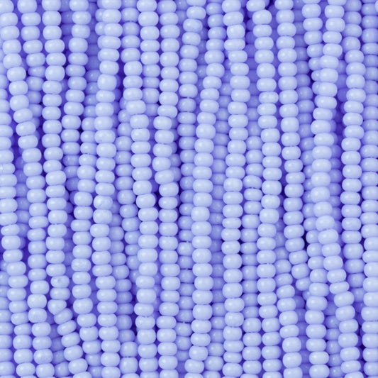Czech Seed Beads, 11/0 – Solgel Chalk Blue (strung)