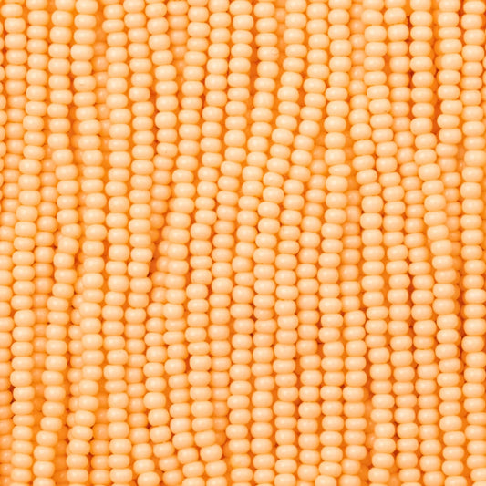 Czech Seed Beads, 11/0 – Solgel Chalk Peach 3 (strung)