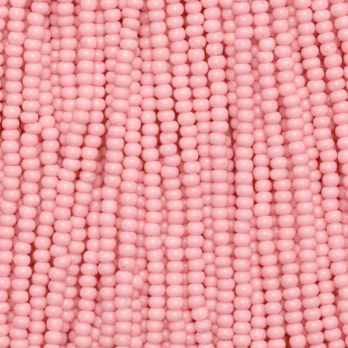 Czech Seed Beads, 11/0 – Solgel Chalk Pink (strung)