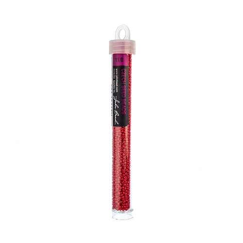 CZECH SEED BEAD 11/0 TERRA INTENSIVE RED