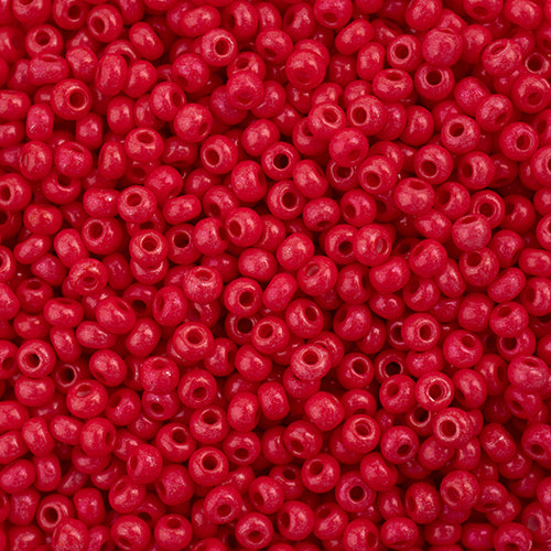 CZECH SEED BEAD 11/0 TERRA INTENSIVE RED