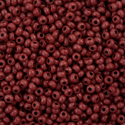 CZECH SEED BEAD 11/0 TERRA INTENSIVE BROWN