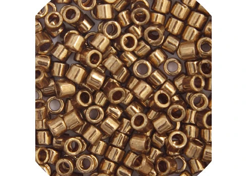 Light Bronze Metallic Delica 11/0 DB-22L - Turtle Island Beads And Silver