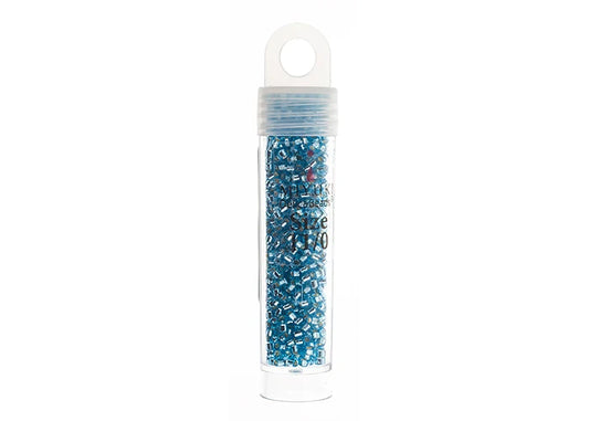 Silverlined Aqua Delica 11/0 DB-44 - Turtle Island Beads And Silver