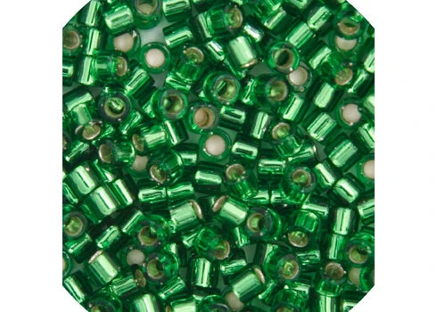 Silverlined Lite Green Delica 11/0 DB-46 - Turtle Island Beads And Silver