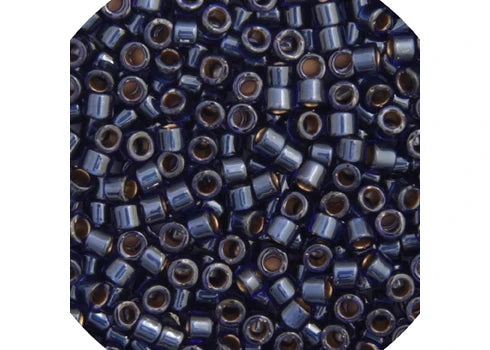 Dark Blue Lined-Dyed Delica 11/0 DB-278 - Turtle Island Beads And Silver
