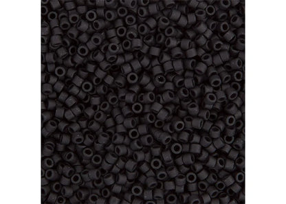 Matte Black Delica 11/0 DB-310 - Turtle Island Beads And Silver