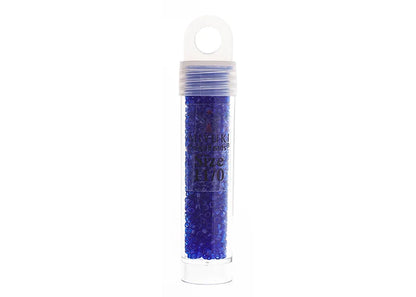 Sapphire Transparent Delica 11/0 DB-707 - Turtle Island Beads And Silver