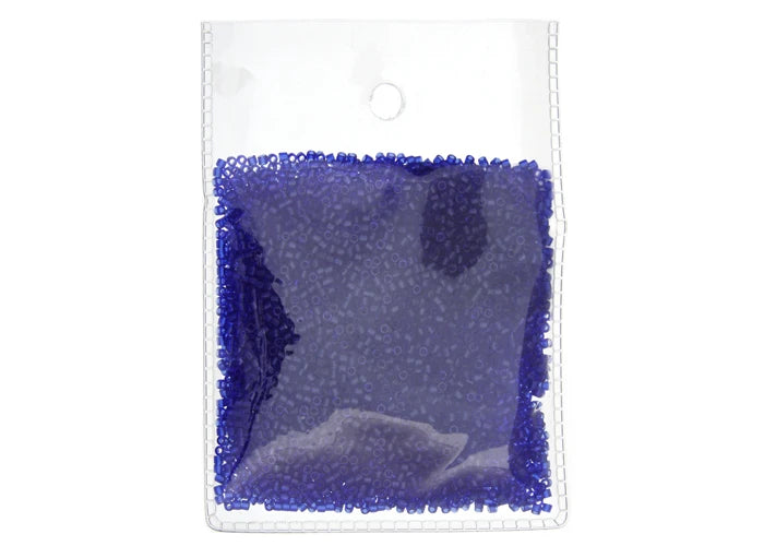 Sapphire Transparent Delica 11/0 DB-707 - Turtle Island Beads And Silver