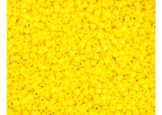 Opaque Yellow Delica 11/0 DB-0721 - Turtle Island Beads And Silver