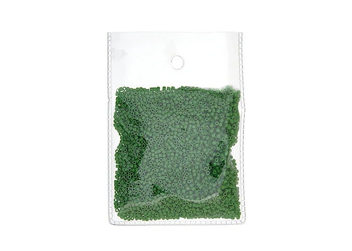 Green Pea Opaque Delica 11/0 DB-724 - Turtle Island Beads And Silver