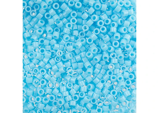 Light Blue Opaque Delica 11/0 DB-725 - Turtle Island Beads And Silver