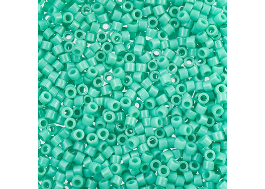 Turquoise Green Opaque Delica 11/0 DB-0729 - Turtle Island Beads And Silver