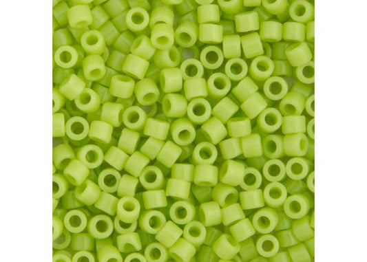 Chartreuse Opaque Delica 11/0 DB-0733 - Turtle Island Beads And Silver