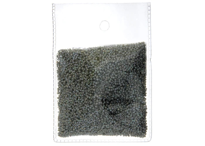 Grey AB Matte Delica 11/0 DB-882 - Turtle Island Beads And Silver