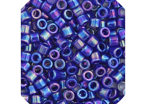 Cobalt Blue AB Delica 11/0 DB-0165 - Turtle Island Beads And Silver