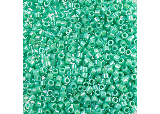 Turquoise Opaque AB Delica 11/0 DB-0166 - Turtle Island Beads And Silver