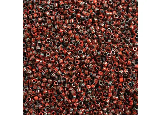 Picasso Opaque Red Garnet Delica 11/0 DB-2263