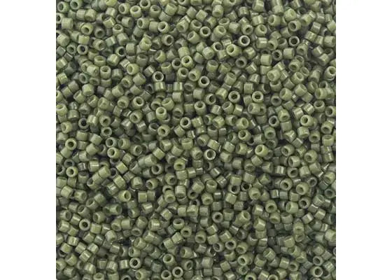 Duracoat Opaque Dyed Forest Green Delica 11/0 DB-2357 - Turtle Island Beads And Silver