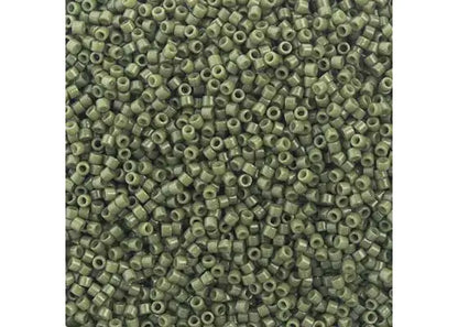 Duracoat Opaque Dyed Forest Green Delica 11/0 DB-2357 - Turtle Island Beads And Silver