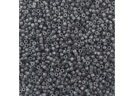 Duracoat Opaque Charcoal Grey Delica 11/0 DB-2368 - Turtle Island Beads And Silver