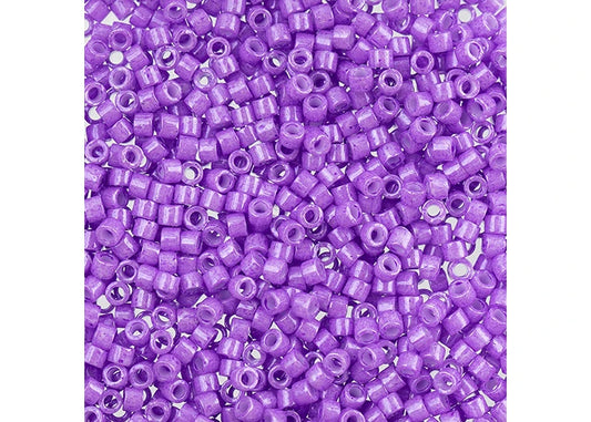 Violet Opaque Dyed Delica 11/0 DB-1379 - Turtle Island Beads And Silver