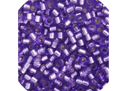 Dyed Silverlined Purple Delica 11/0 DB-1347 - Turtle Island Beads And Silver
