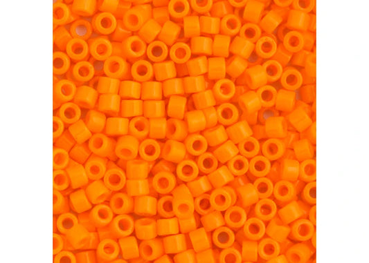 Orange Mandarin Opaque Delica 11/0 DB-1133 - Turtle Island Beads And Silver