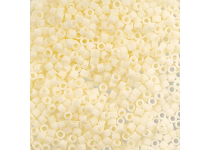 Cream Matte Glazed Luster Delica 11/0 DB-352 - Turtle Island Beads And Silver
