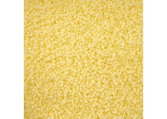 Duracoat Opaque Lite Lemon Ice Delica 11/0 DB-2101 - Turtle Island Beads And Silver