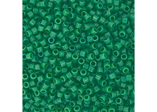 Duracoat Opaque Dyed Emerald Green Delica 11/0 DB-2127 - Turtle Island Beads And Silver