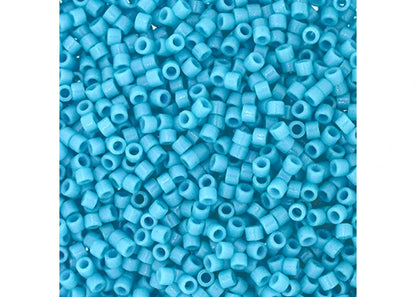 Duracoat Opaque Dyed Aqua Delica 11/0 DB-2128 - Turtle Island Beads And Silver