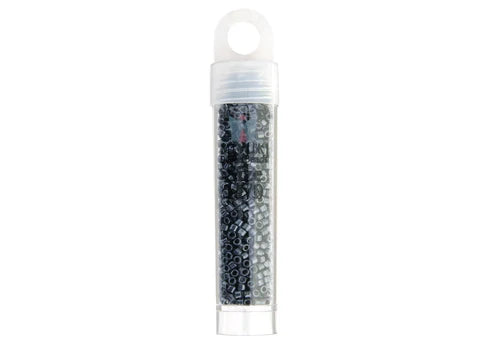 Dark Gunmetal Opaque Nickel Plated Delica 11/0 DB-453 - Turtle Island Beads And Silver