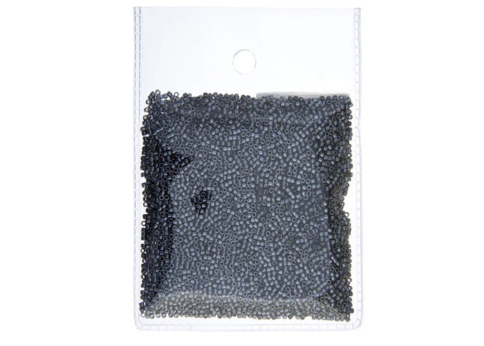 Dark Gunmetal Opaque Nickel Plated Delica 11/0 DB-453 - Turtle Island Beads And Silver