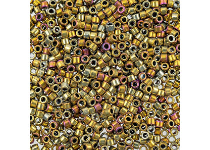 Purple AB Metallic Gold Delica 11/0 DB-29 - Turtle Island Beads And Silver