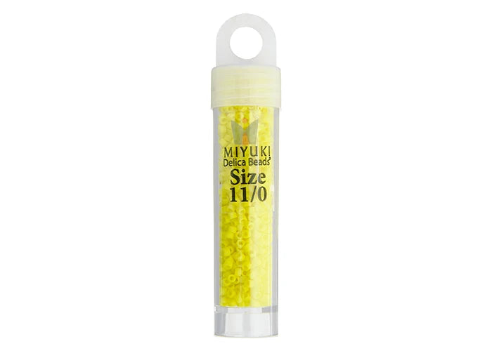 Yellow Matte Opaque Delica 11/0 DB-751 - Turtle Island Beads And Silver