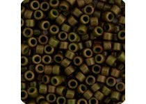 Olive Opaque Dyed Delica 11/0 DB-657 - Turtle Island Beads And Silver