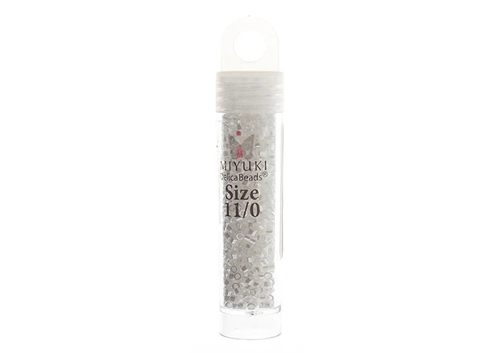 White Pearl Luster Delica 11/0 DB-0201 - Turtle Island Beads And Silver