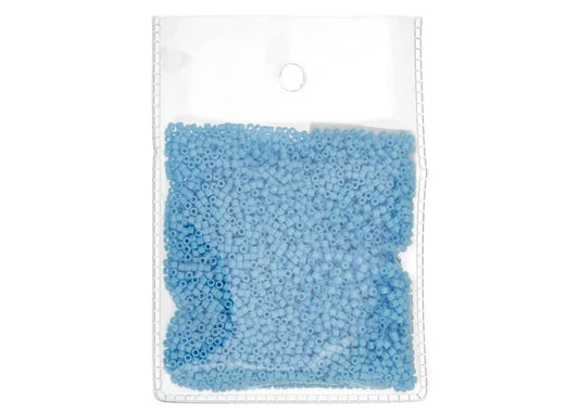 MIYUKI DELICA 11/0 50G BAG TURQUOISE BLUE AB MATTE (879)