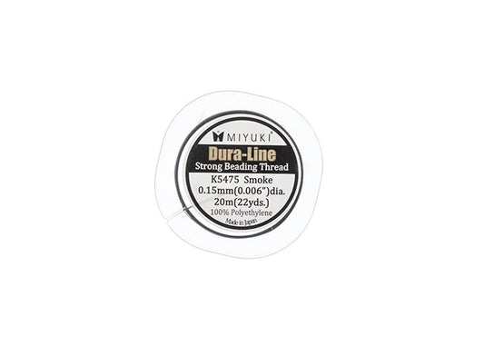 Miyuki Dura-line 20m Smoke 0.15mm Strong Beading Thread