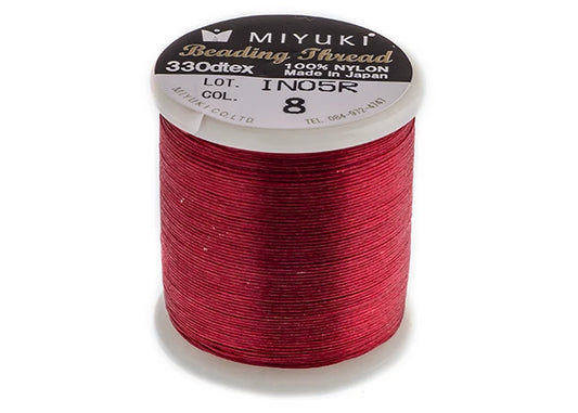 Miyuki Nylon Beading Thread b Red (50m)