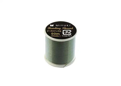 MIYUKI NYLON BEADING THREAD B GREEN (50M)
