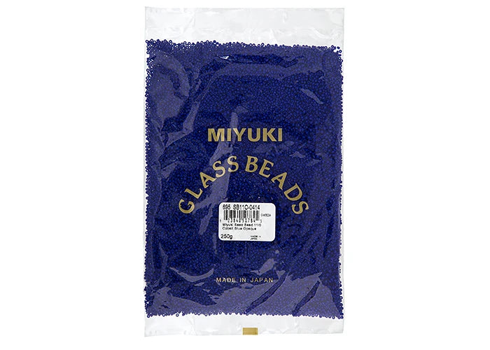 MIYUKI SEED BEAD 11/0 COBALT BLUE OPAQUE