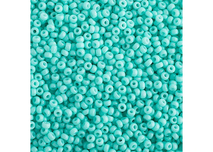 MIYUKI SEED BEAD 11/0 AQUAMARINE OPAQUE DURACOAT