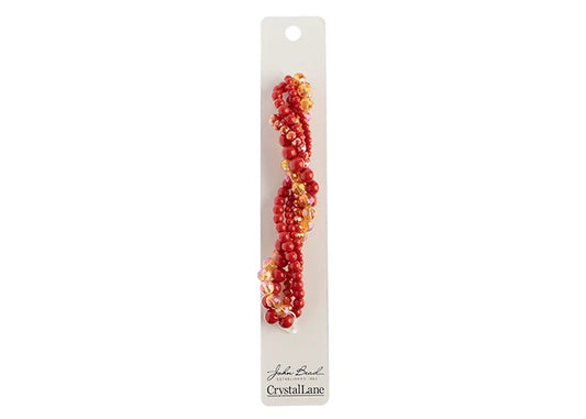 Crystal Lane Diy Twisted Bead Strands Anthurium