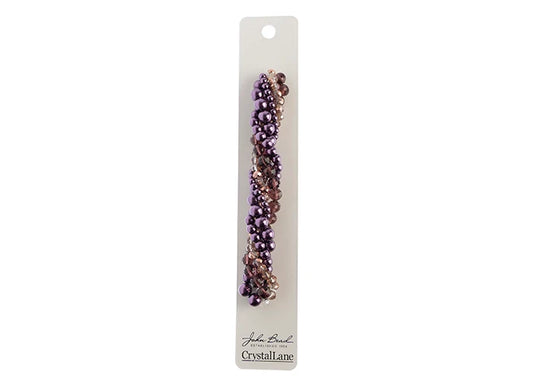 Crystal Lane Diy Twisted Bead Strands Verbena